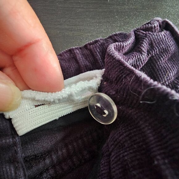 Point Zero Girl 6x Purple Jean Corduroy Wide Leg Pants - Picture 11 of 11